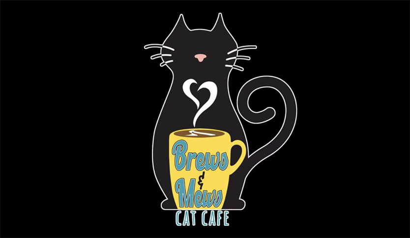 Brews And Mews Cat Cafe logo